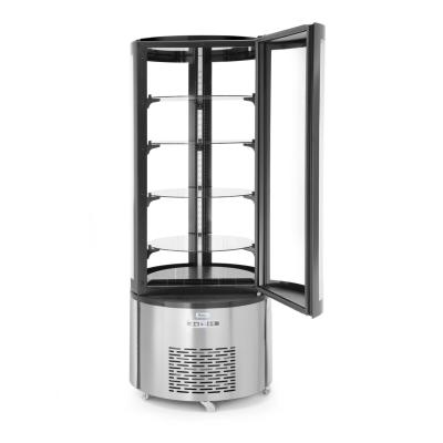 Chladicí vitrína, kulatá, Arktic, 360L, 230V/460W, ⌀680x(H)1755mm | 233832